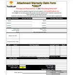 Warranty Claim Form-150